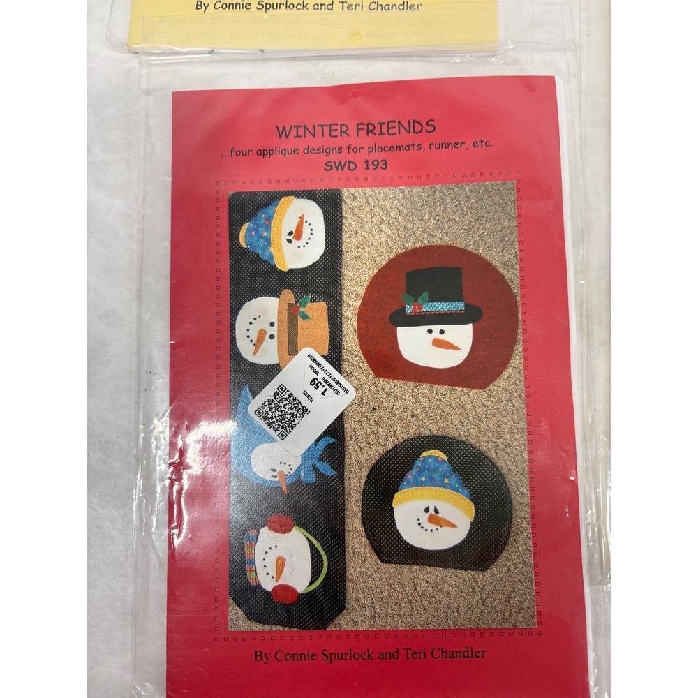 Sew Wonderful Dreams Applique Patterns Lot Halloween Winter Connie Spurlock 4pc - Picture 3 of 10